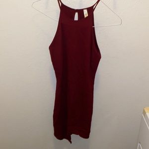 Lovely day red wine dress